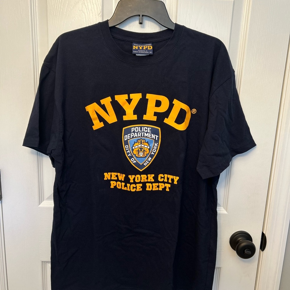 NYPD Navy T-Shirt BNWOT Size XL